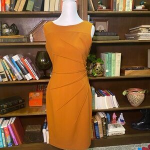Calvin Klein Rich Caramel Midi Dress